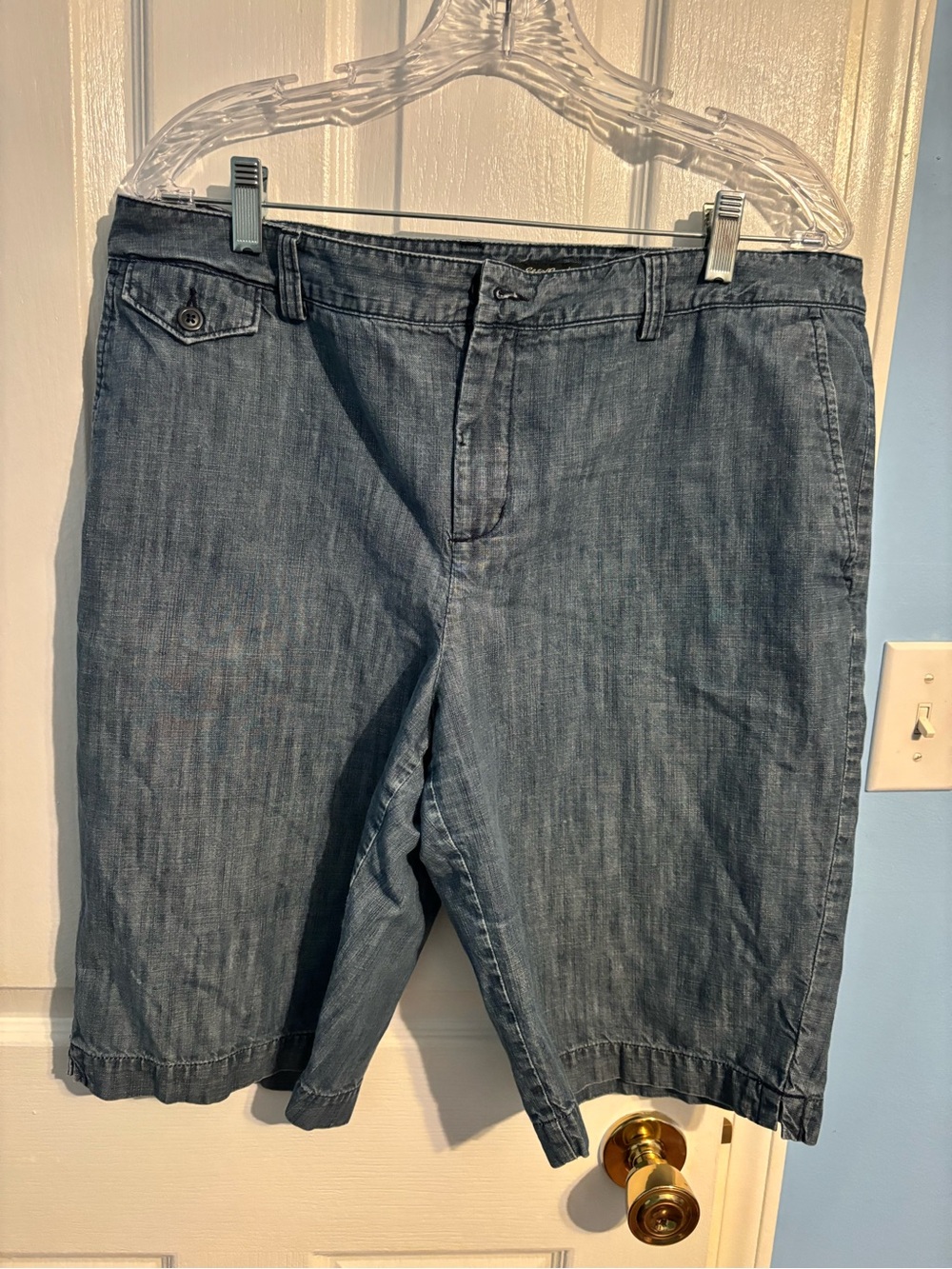 Eddie Bauer Women’s Denim Shorts in Blue Wash